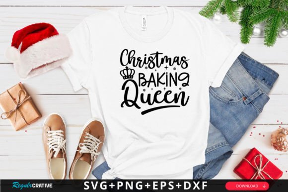 Christmas Baking Queen SVG Design