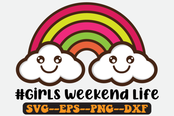 Girls Weekend Life Quote Retro Svg