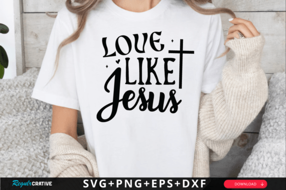 I Love Jesus SVG Design
