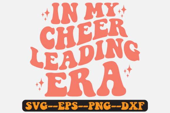 In My Cheer Leading Era Quote Retro Svg