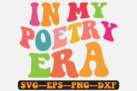 In My Poetry Era Quote Retro Svg Design