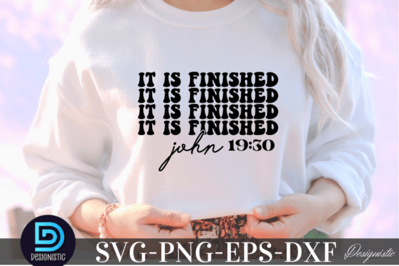 It is Finished John 19 30 SVG