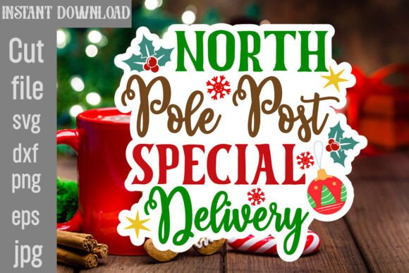 North Pole Post Special Delivery SVG