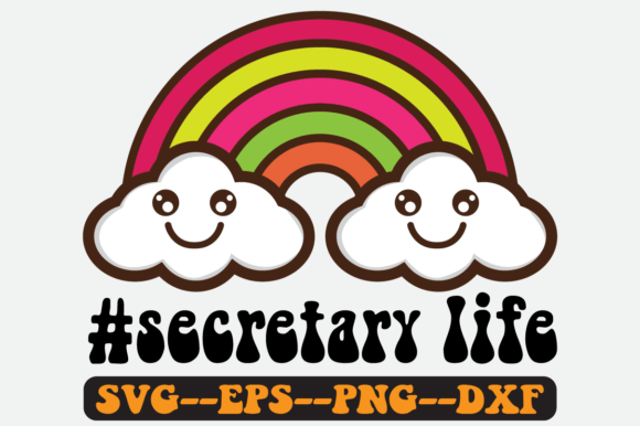 Secretary Life Quote Retro Svg Design
